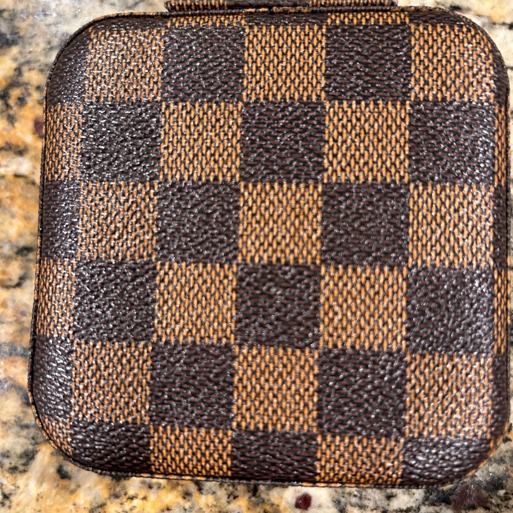 Designer inspired travel jewelry box